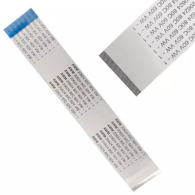 50 Pin 0.5mm Pitch 100mm Reverse Side Connection FFC Ribbon Flexible Flat Cable