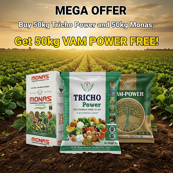 TRI-SYNERGY BUNDLE | Tricho Power + Monas + Vam Power FREE | Complete Soil Health Solution for 35-40 Acres