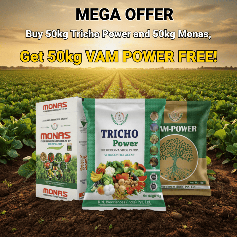 TRI-SYNERGY BUNDLE | Tricho Power + Monas + Vam Power FREE | Complete Soil Health Solution for 35-40 Acres