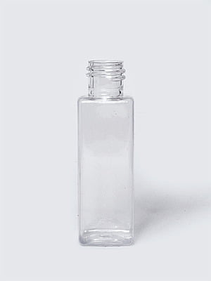 50ml SQUARE PET Bottle CLEAR - 20mm Neck 50ml SQUARE PET Bottle CLEAR - 20mm Neck