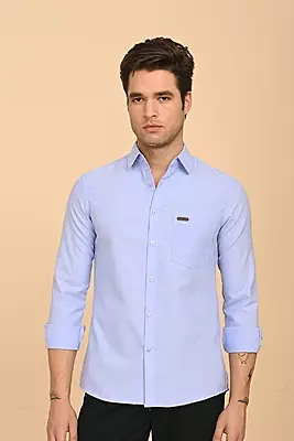 Men's Formal Shirt - Blue
