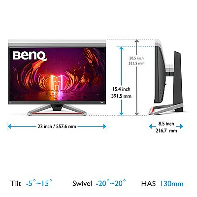 BenQ 24.5" FHD, 165Hz, IPS Gaming Monitor with AMD FreeSync Premium, EX2510S