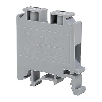 6 mm² Polyamide Grey Terminal Block | FTS-6P