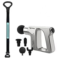 Lifelong Massage Gun - Full Body Massager - Percussion Gun Machine with Threaded Belt for Deep Tissue Muscle Massage