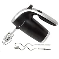 Wonderchef Onyx 5 Speed Electric Hand Mixer 300W SS Whisk Beaters & Dough Hooks