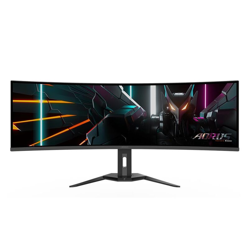 GIGABYTE, 49" OLED Curved, 5120x1440 DQHD, 144Hz, 0.03ms GTG, FreeSync, AORUS CO49DQ