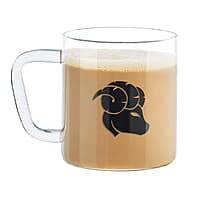 Borosil - Classic Aries Mug, 305 ml, Transparent