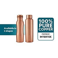 Borosil Copper Water Bottle, 1 Litre, Bottle Cleaner