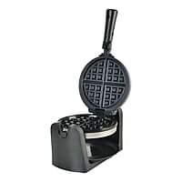 Wonderchef 1000 Watt Belgian Waffle Maker Non-stick Plates 180 Degree Rotating Function For Uniform Baking
