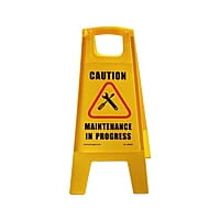 Plastic Caution Board