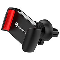 Portronics Clamp 2 Car AC Vent Mobile Holder – 360° Rotation  | Black | 1 Year Warranty