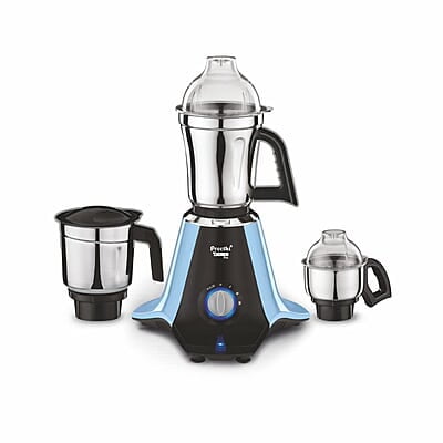 Preethi Plastic Taurus Pro Mg-259 Mixer Grinder, 1000 Watt, Blue-Black, 3 Jars, 2Yr Guarantee