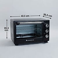 Wonderchef Oven Toaster Griller (OTG) - 19 litres Multi-Stage Heat Selection Bake, Grill, Roast