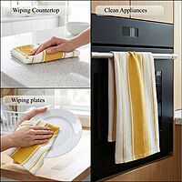 Striped Kitchen Towel Set of 2