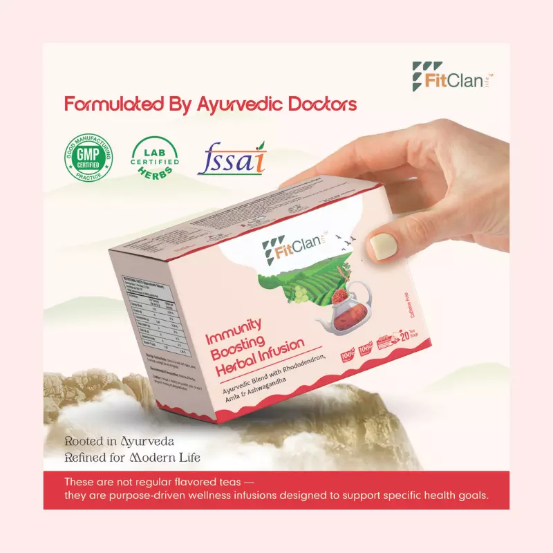 Immunity Boosting Herbal Tea | Ayurvedic Blend with Amla, Ashwagandha & Turmeric