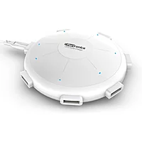 Portronics UFO Charger – 6-Port USB Charging Station (8A) | Fast Multi-Device Charging | Compact & Portable | Ideal for Home & Office