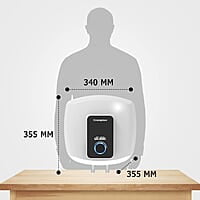 Crompton Solarium Qube 10-L 5 Star Rated Storage Water Heater (Geyser) wit