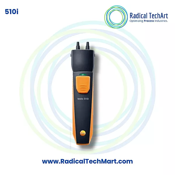 Testo 510i Differential Pressure Meter with Smartphone Operation