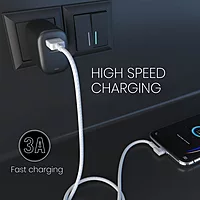 Portronics Konnect Link CL – 27W Type-C to Lightning Cable, 1M, fast charging, durable design, compatible with iPhone and iPad, high-speed data transfer, perfect for everyday use.