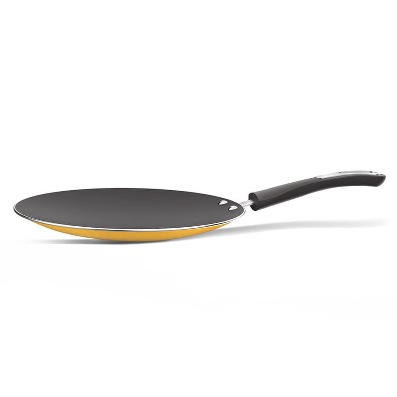 Preethi Dura Collectiona Non Stick Concave Tawa, 28 cm, Gas & Induction Compatible
