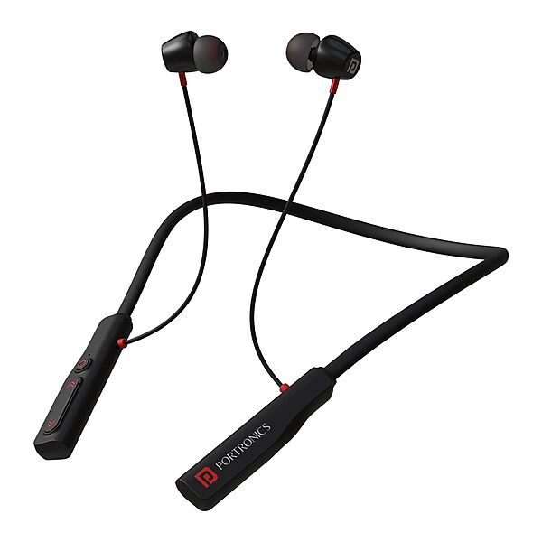 Portronics Harmonics Z11 Bluetooth In-Ear Headset – V5.3, Type-C | 35Hrs Play Time | Magnetic Latch