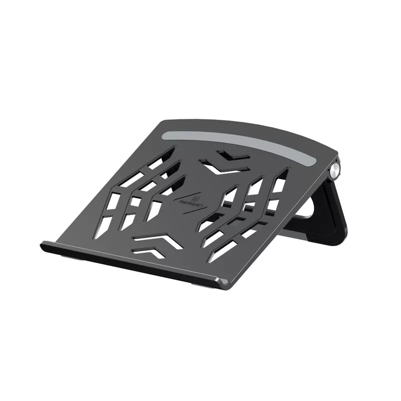 Portronics Hexa 5 Laptop Stand – Foldable, Adjustable Height, Portable