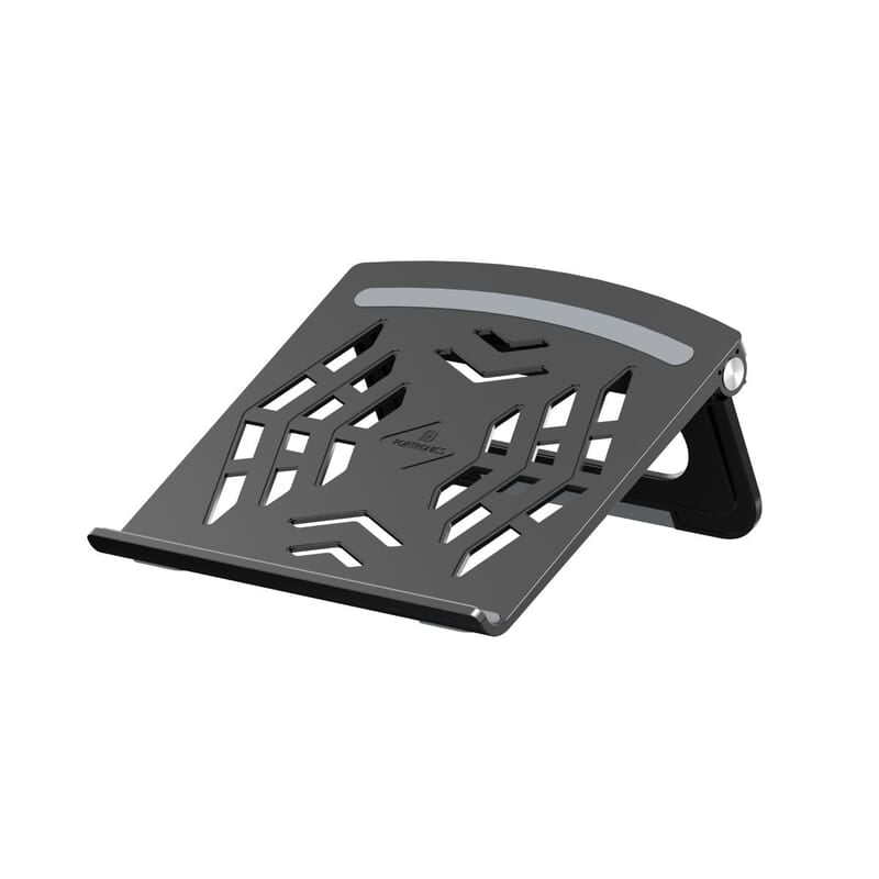 Portronics My Buddy Hexa 5 Laptop Stand with Foldable & Ventilated Design, Ergonomic Elevation, Anti-Slip Silicon Pads