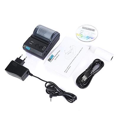 Atpos Bluetooth E-200 Wireless Portable Thermal Receipt Printer