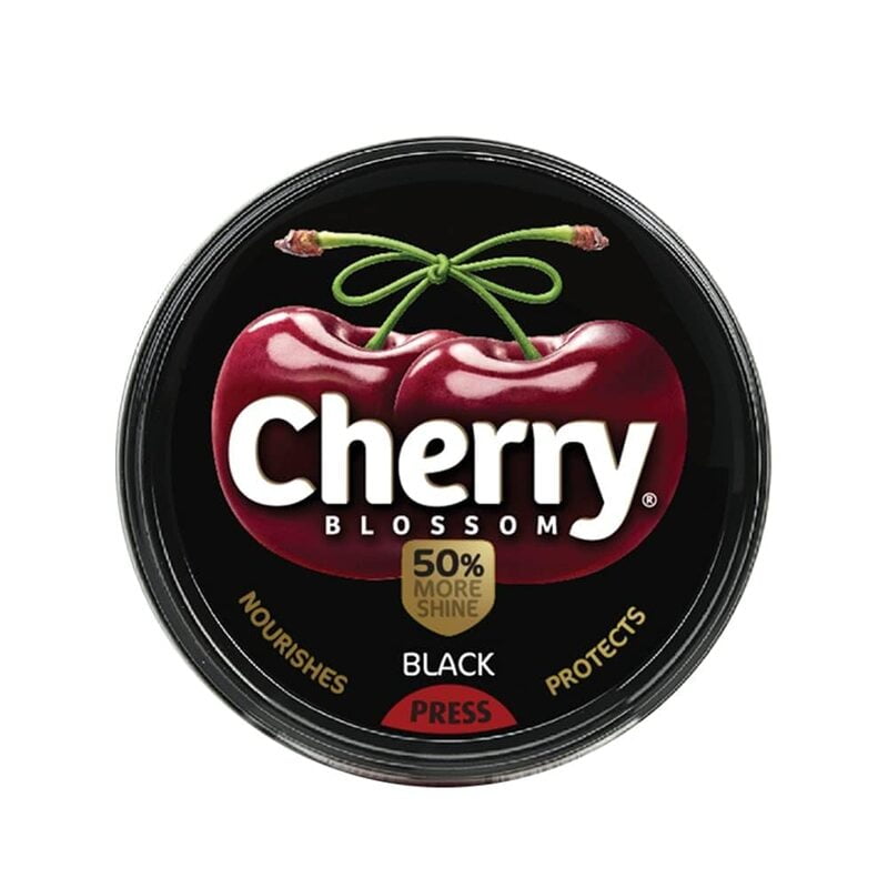 Cherry Blossom Shoe Polish Black 40gm