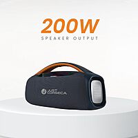 Just Corseca SUPERBOOM 200W Bluetooth Speaker – Wireless Mic | TWS | Portable | Blue