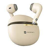Portronics Twins S19 – TWS Earbuds, 30H Playtime, Beige. Enjoy seamless connectivity, superior sound quality, and a stylish design. Perfect for music lovers and on-the-go lifestyles.