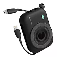 Portronics Power Shutter – 15W Wireless 10K Power Bank (Black) offers fast charging, sleek design, and portability. Ideal for on-the-go charging of smartphones and devices. Stay powered up!