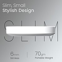 Portronics Quikk Qi2 15W Magnetic Wireless Charger for iPhone 12–16 | White