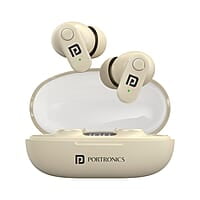 Portronics Harmonics Twins S16 in Ear Wireless TWS Earbuds with 24 Hrs Playtime Bluetooth 5.3v