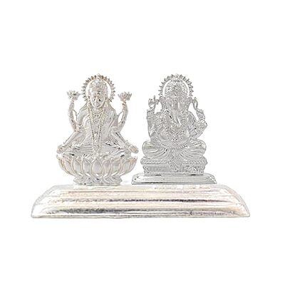 Silver Lord Ganapathy, Lakshmi Idol