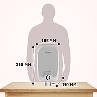 Crompton Rapid Jet 3-L Instant Water Heater with Advanced 4 level Safety 3L