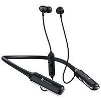 Portronics Harmonics Y4 Bluetooth In-Ear Headset – V5.4, Type-C | 100Hrs Play Time | Black