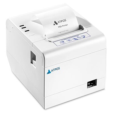 Atpos AT-402 80mm 3 Inch Thermal Receipt Printer (Bluetooth + USB ) | Auto Cutter