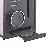 Borosil 850-Watt Krispy Pop-up Toaster (Black)