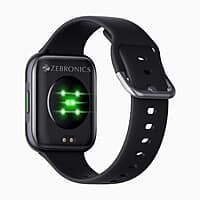 Zebronics Zeb-Fit1220CH Smart Fitness Band, 2.5D Curved Glass Full Touch Display, SpO2, BP