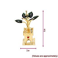 Silver Tulasi Madam / Tulsi Plant (Gold Plated)