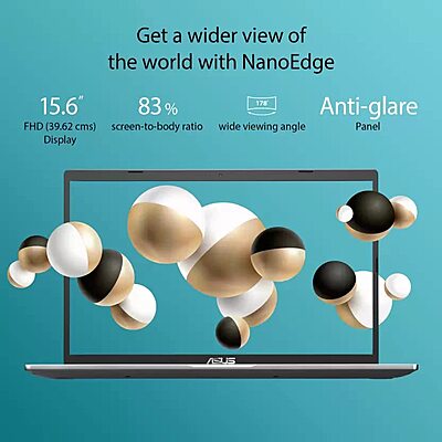 Open Box ASUS Vivo Book 15 (2022) Intel C. i3 10th Gen 1005G1 - 8 GB/512 GB SSD (X515JA-EJ392WS)