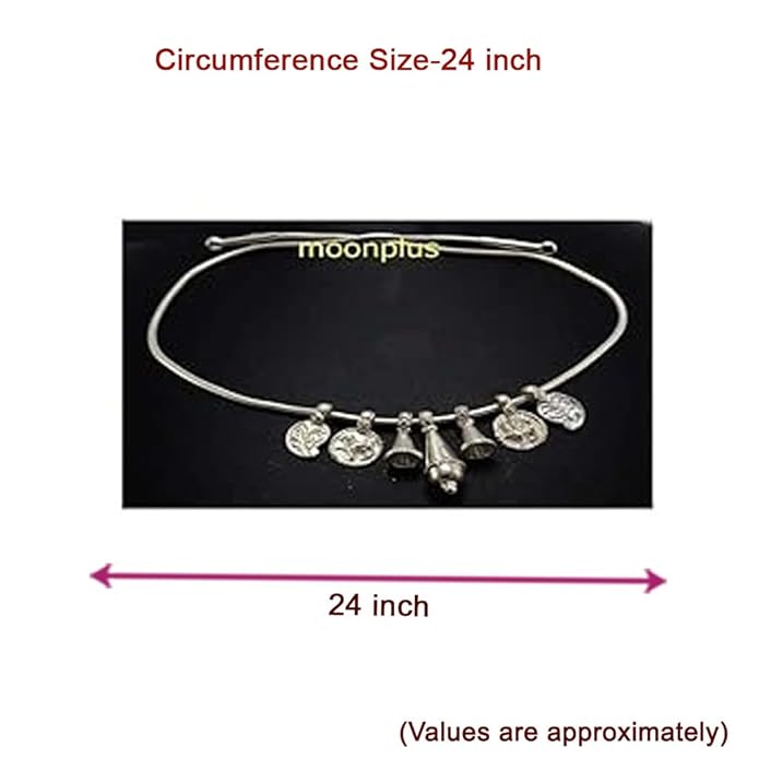 terling silver Gift set for Born Babies-(Anklet/Kolusu, Hip chain