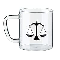 Borosil Glass Tea Cup - 1 Piece, Libra Transparent, 305ml