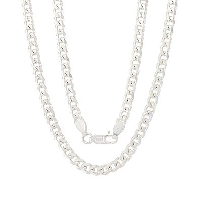 Sterling Silver Men's Curb Chain