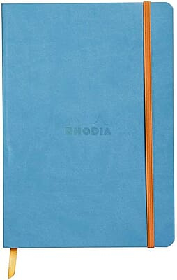 Rhodia Rhodiarama Softcover Notebook A5  Turquoise DOT GRID