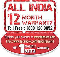 Lapcare LNS‑1803: ultra‑slim nano‑slot security lock with carbon‑steel cable, tubular key mechanism, PVC‑coated 1.8 m length, foam spacer, and 1‑yr warranty