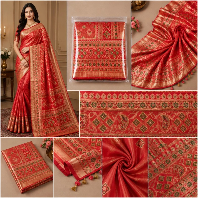 Silk Saree DN. 51490-TATHATSU