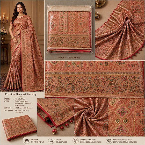 Silk Saree DN. 51493-TATHATSU