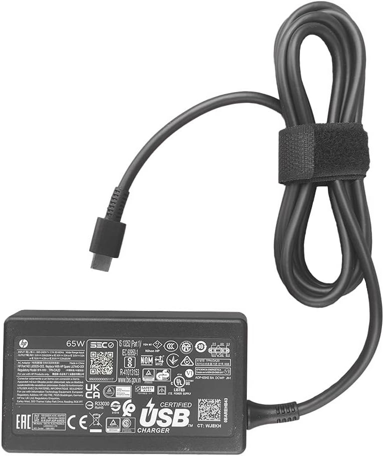 HP Type C 65W Laptop Adapter (1P3K6AA) HP Type C 65W Laptop Adapter (1P3K6AA)